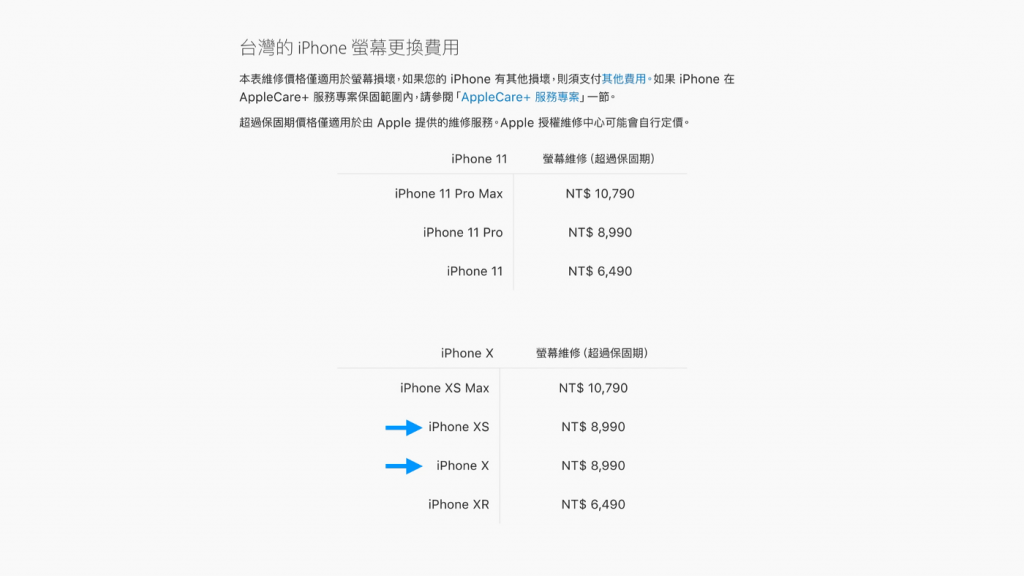 iPhone X 原廠螢幕更換方案，2020 年 9 月召修經驗