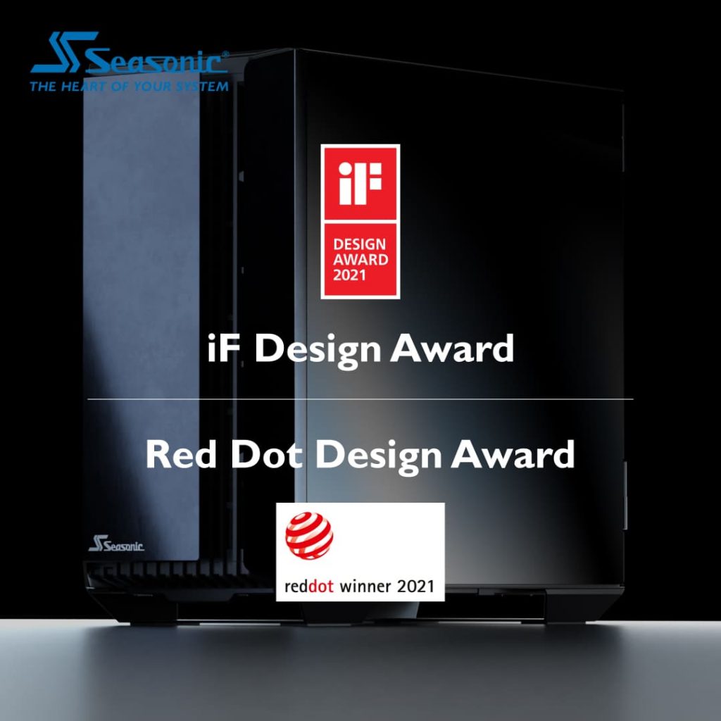 3C／Seasonic SYNCRO Q7系列機箱榮獲 「2021 iF設計獎」及 「2021紅點設計獎」