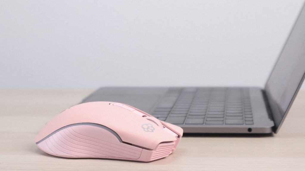 難得的粉色無線滑鼠 OGORUS X9，具備 2.4GHz + 藍牙，還是個靜音滑鼠！ - 29