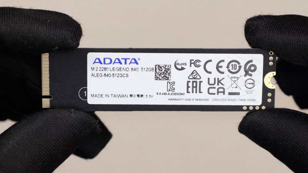 創作者 PCIe Gen4 x4 高 CP 值選擇，ADATA LEGEND 840