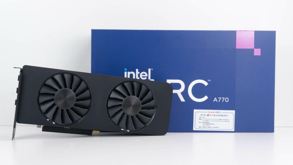 「開箱」Intel Arc A770 Limited Edition – 藍廠的初試身手