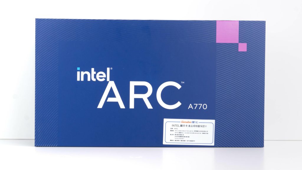 「開箱」Intel Arc A770 Limited Edition – 藍廠的初試身手