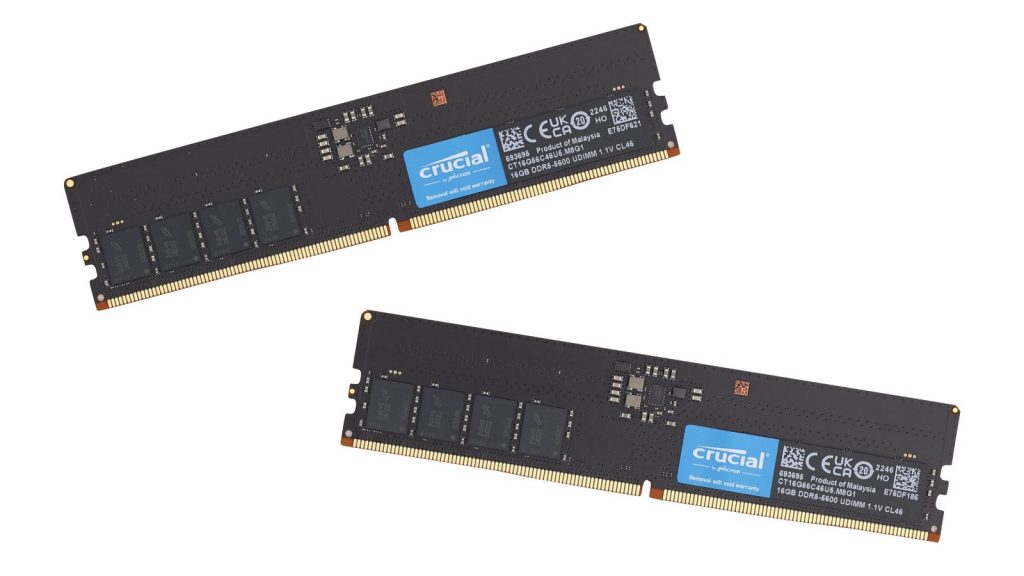 Crucial DDR5 5600 16GB x2　美光UDIMM記憶體新品JEDEC標準DRAM